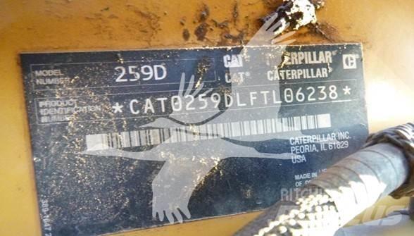 CAT 259D Krautuvai su šoniniu pasukimu