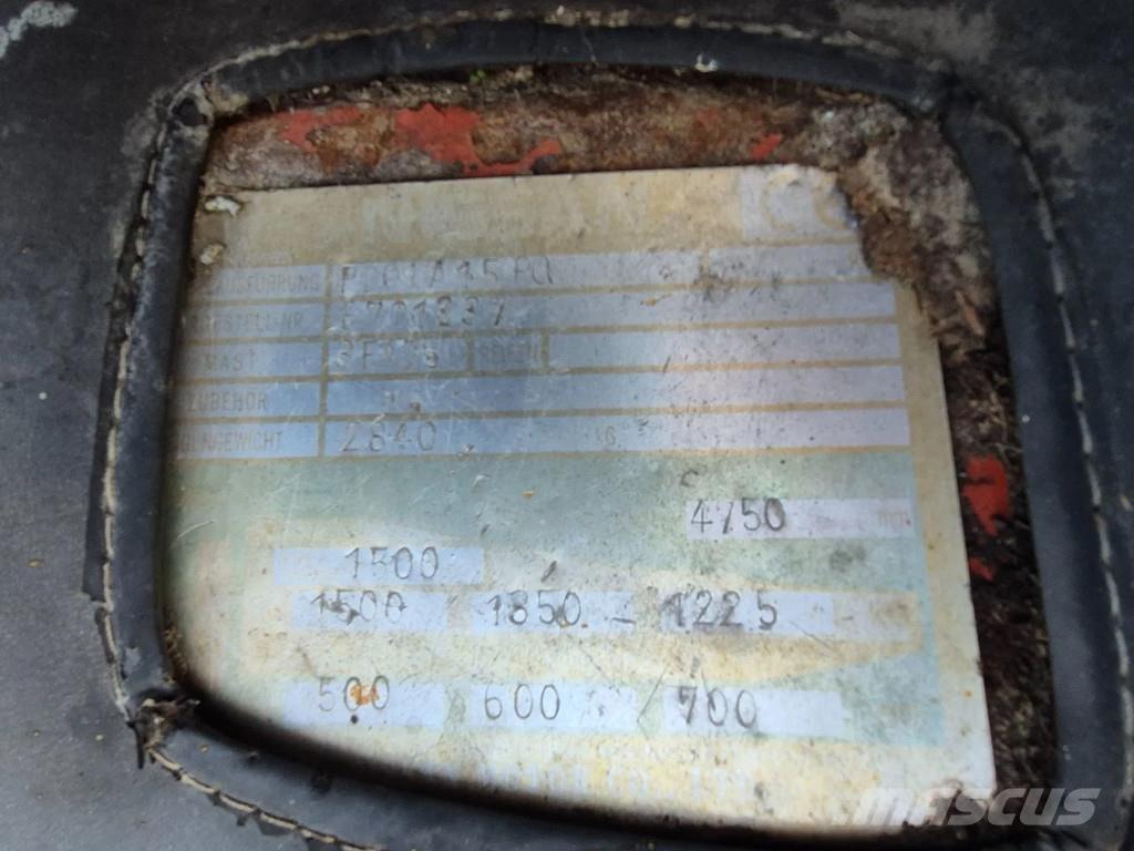 Nissan pd01a15po LPG (dujiniai) krautuvai