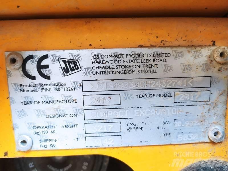 JCB 8030 ZTS Mini ekskavatoriai < 7 t
