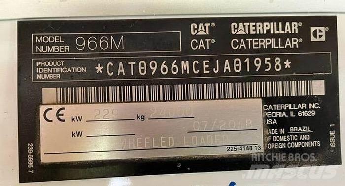 CAT 966M Naudoti ratiniai krautuvai