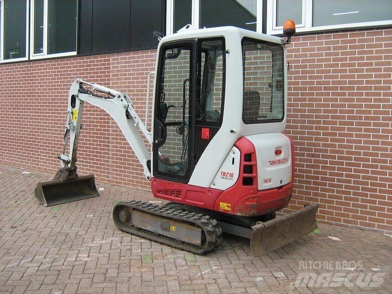 Takeuchi TB216 Mini ekskavatoriai < 7 t