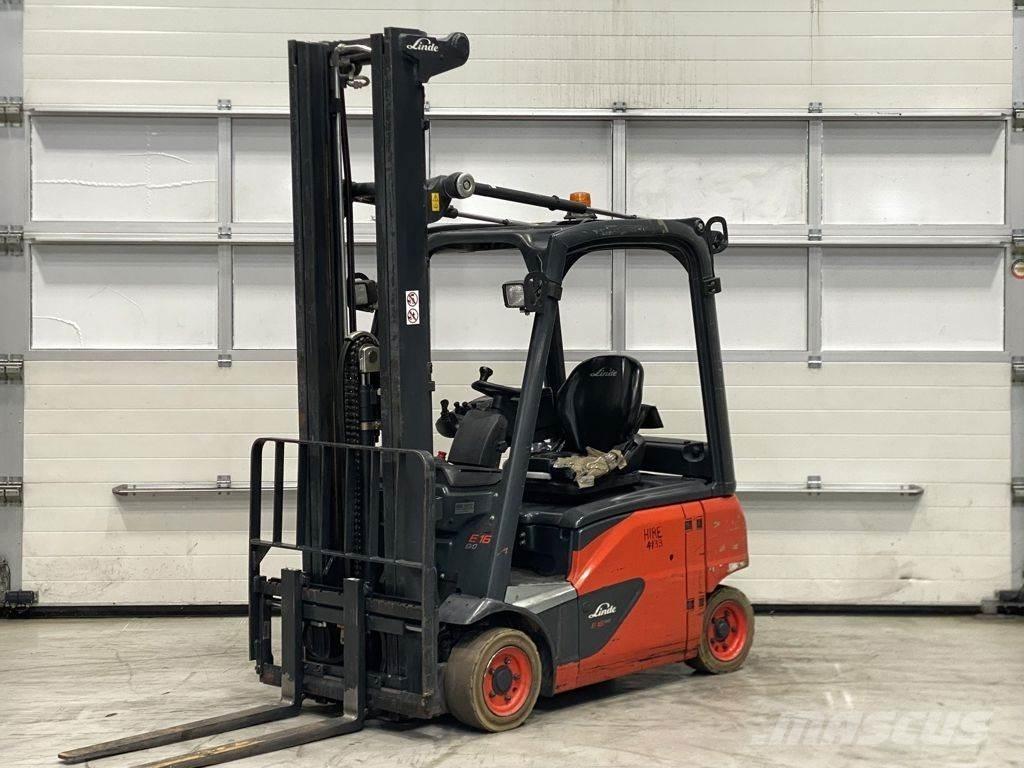 Linde E16P-02 Elektriniai šakiniai krautuvai