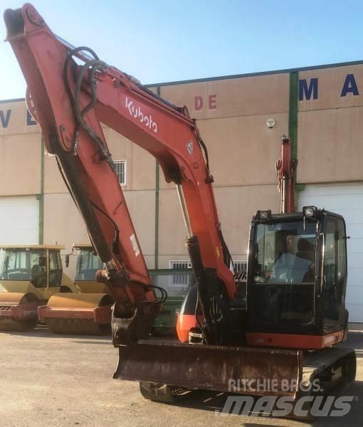 Kubota KX 080-4 Vidutinės galios ekskavatoriai 7-12 t