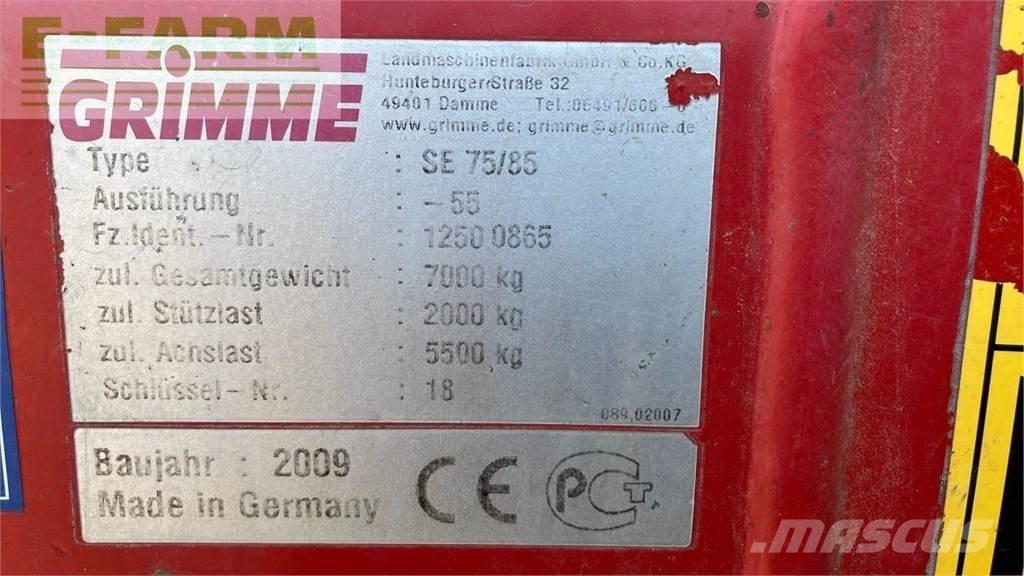 Grimme SE 85-55 Bulvių kombainai ir ekskavatoriai