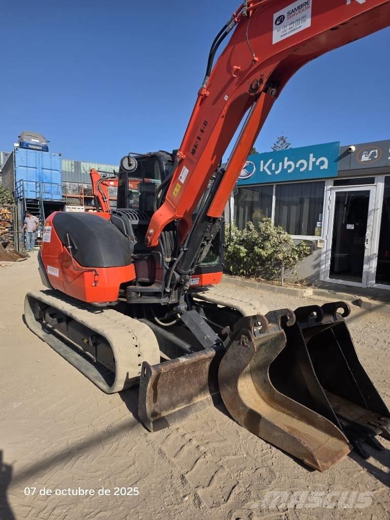 Kubota KX 080-4a2 Vidutinės galios ekskavatoriai 7-12 t