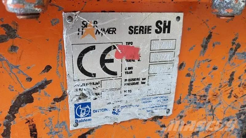 Star Hammer sh200 Hidrauliniai kūjai / Trupintuvai