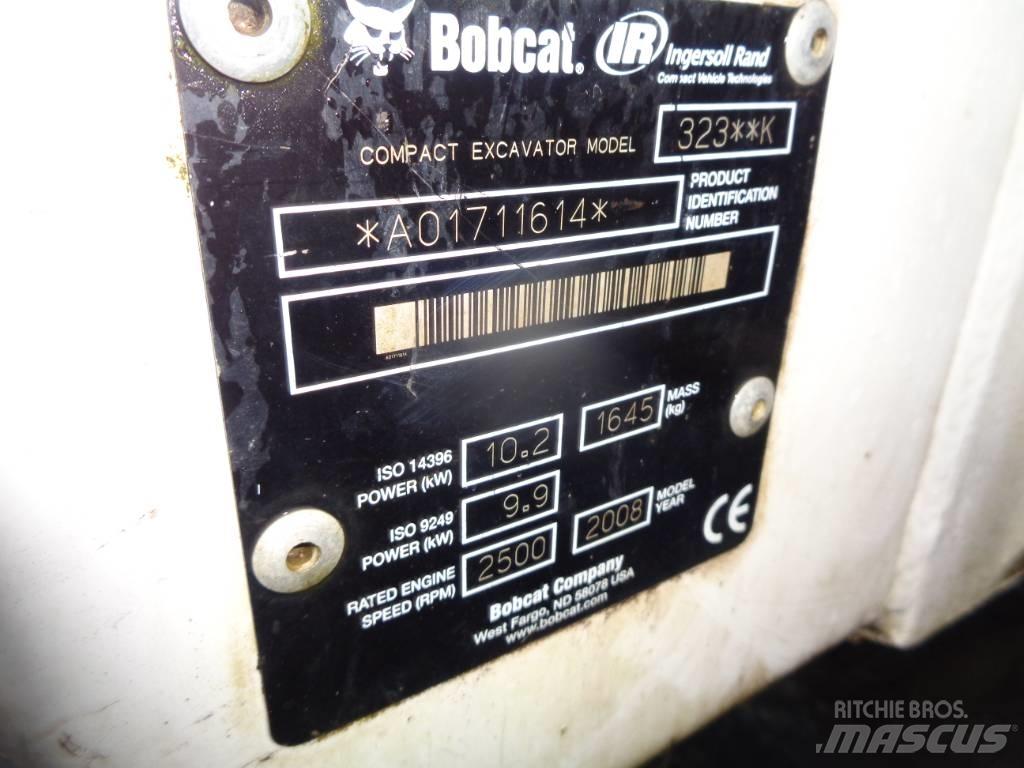 Bobcat 323 Mini ekskavatoriai < 7 t