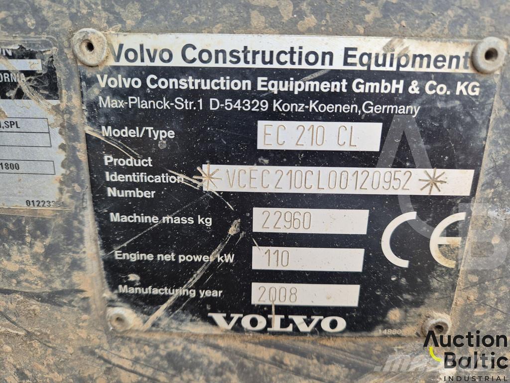 Volvo EC 210 C L Vikšriniai ekskavatoriai