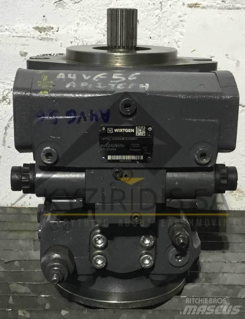 Wirtgen A4VG56 Hidraulikos įrenginiai