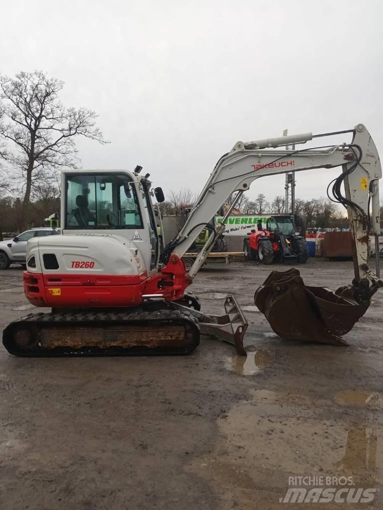 Takeuchi TB 260 Mini ekskavatoriai < 7 t