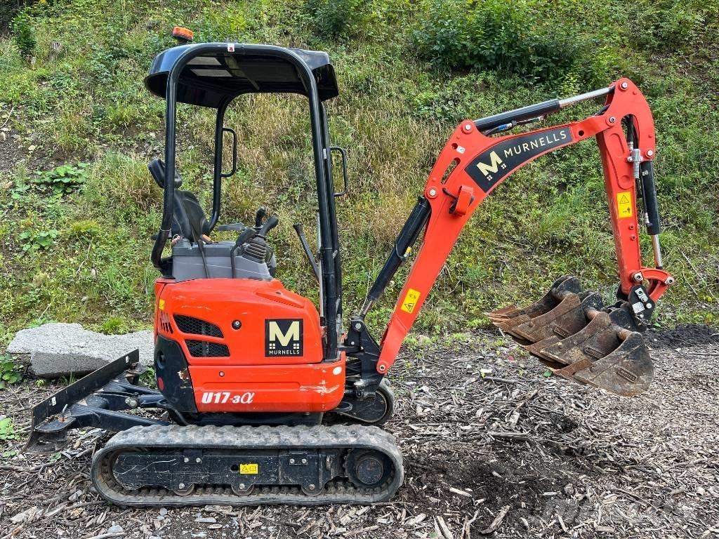 Kubota U 17-3 Mini ekskavatoriai < 7 t