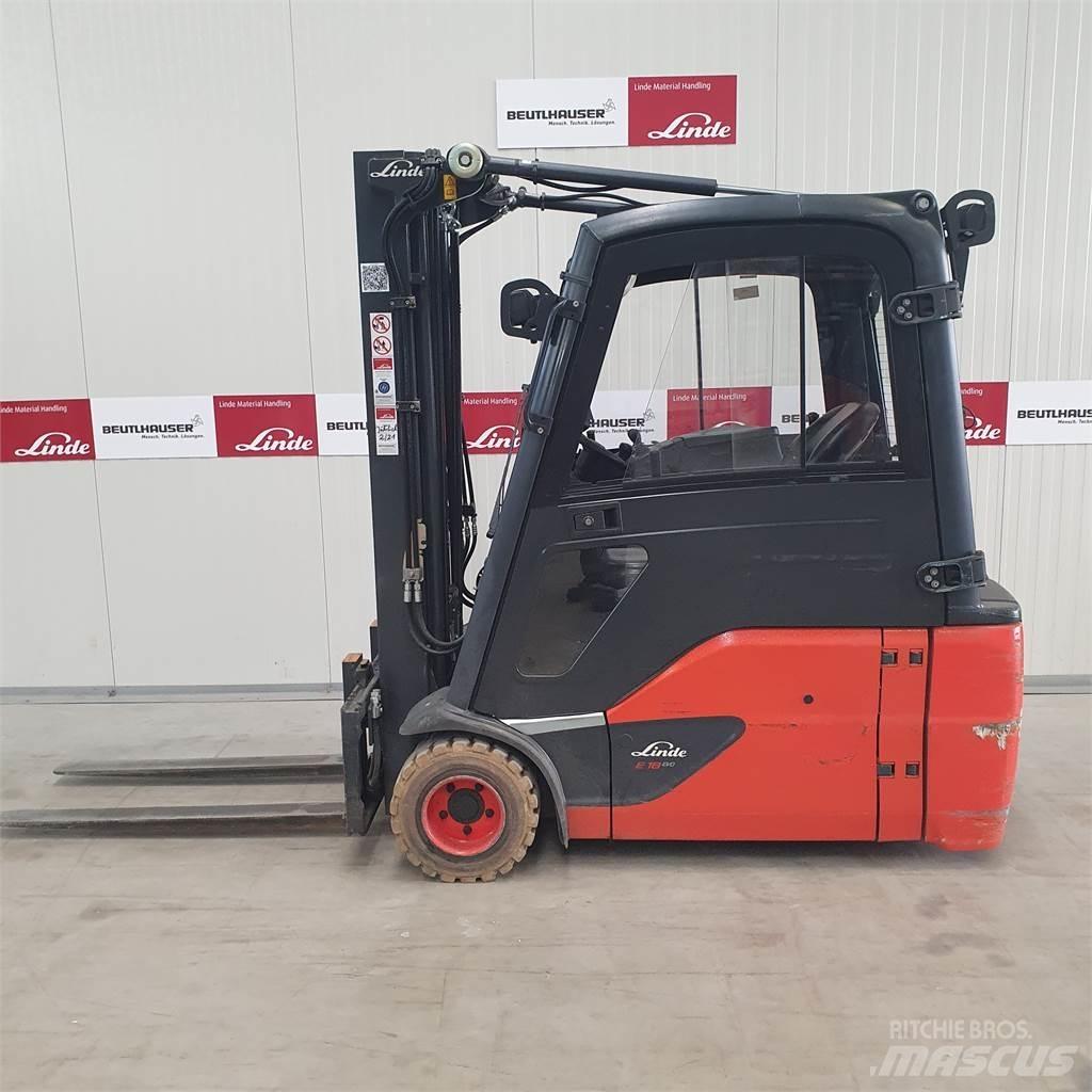 Linde E18L Elektriniai šakiniai krautuvai