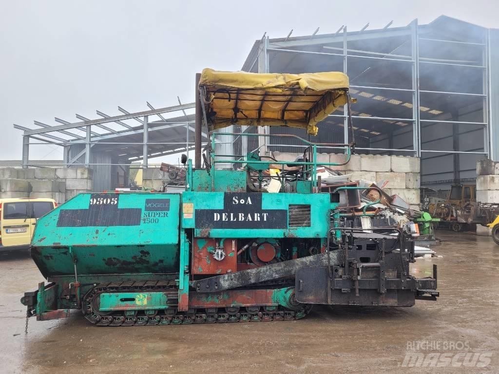 Vögele Super 1500 Asfalto klotuvai