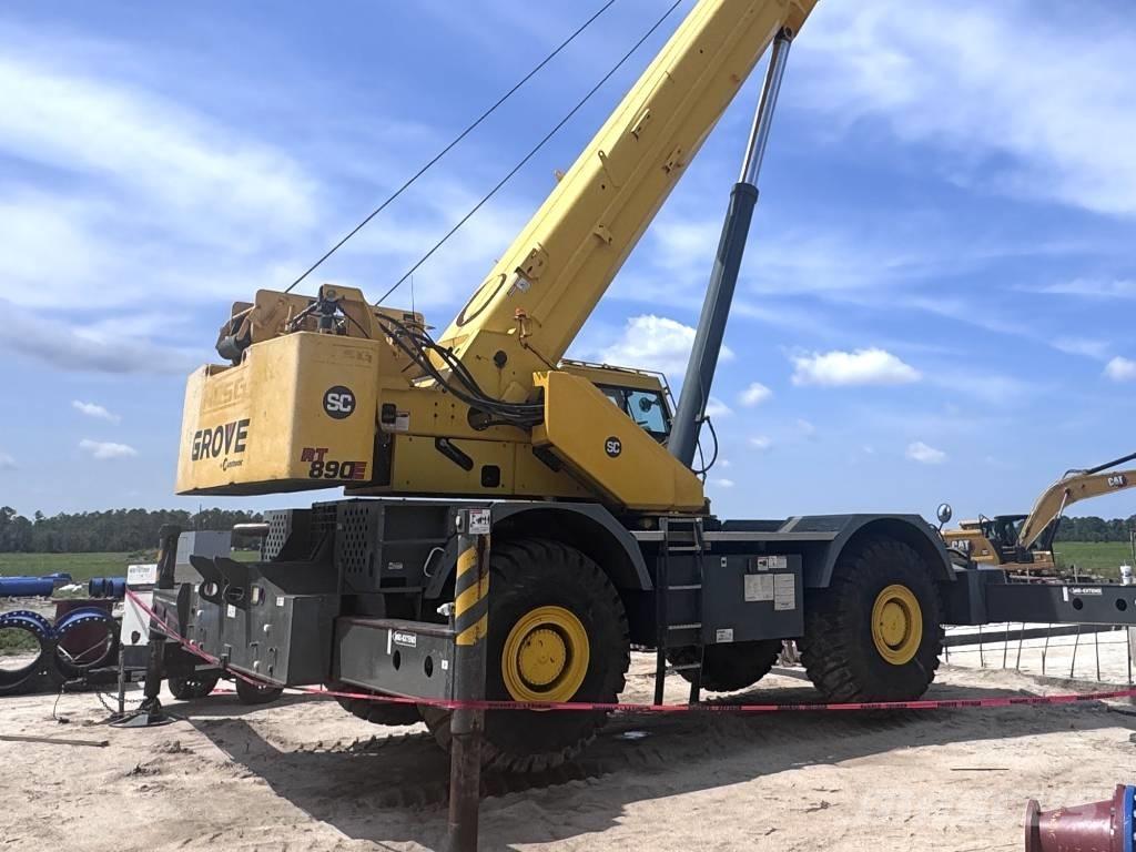 Grove RT 890 E Neapdoroto reljefo kranai