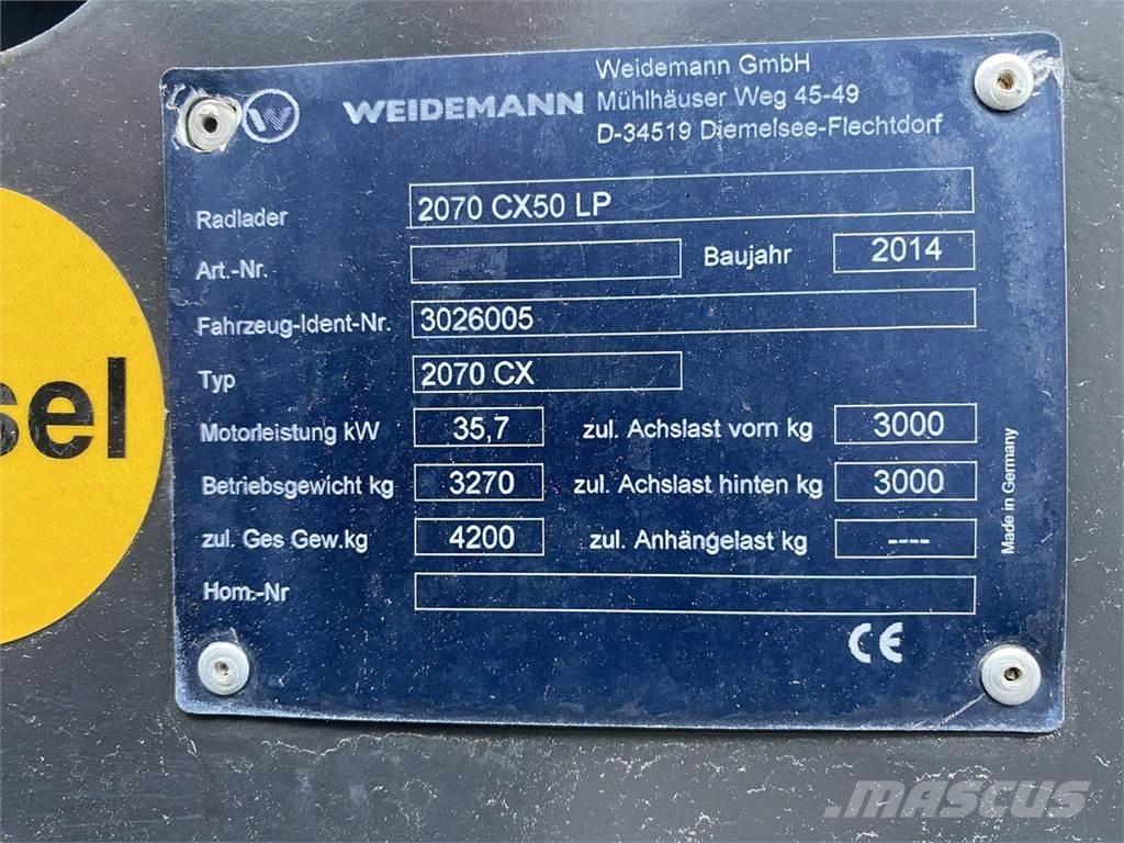 Weidemann 2070 Daugiafunkciniai pakrovėjai