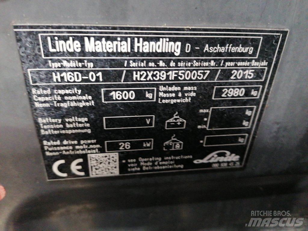 Linde H16D-01 Dyzeliniai krautuvai