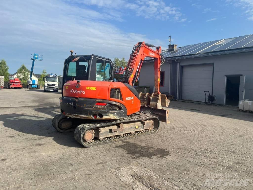 Kubota KX 080-4 Vidutinės galios ekskavatoriai 7-12 t