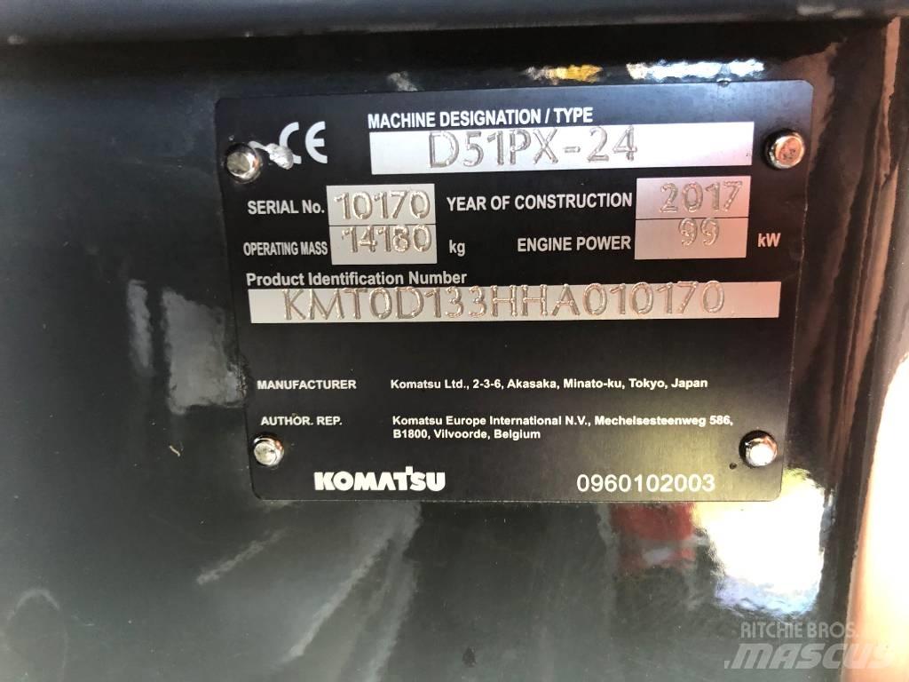Komatsu D51PX-24 Vikšriniai buldozeriai