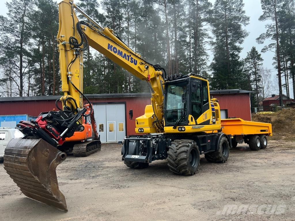Komatsu PW 158-11 E0 Ratiniai ekskavatoriai