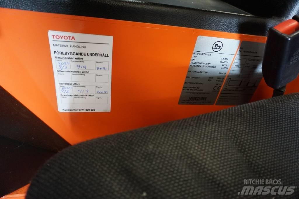 Toyota FRE270 Šakiniai krautuvai su privažiavimu iš visų keturių pusių
