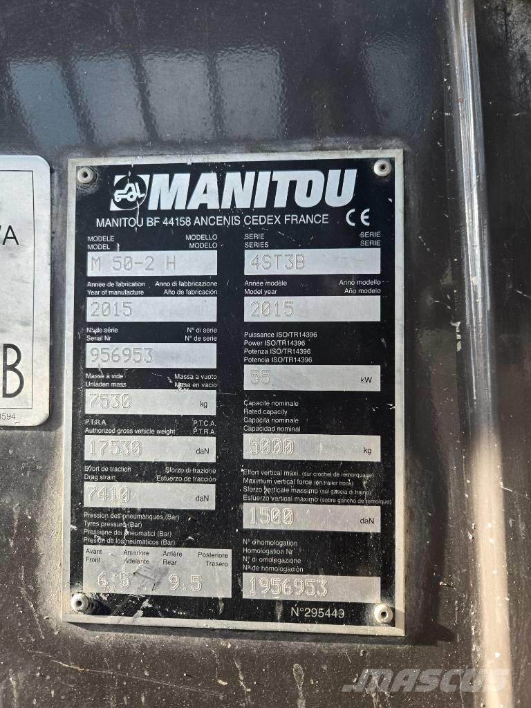 Manitou M 50-2H Dyzeliniai krautuvai