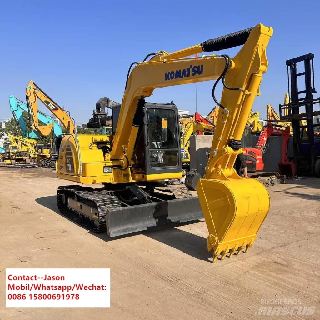 Komatsu PC 70-8 Vikšriniai ekskavatoriai