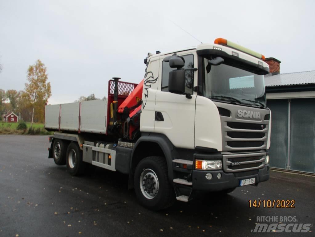 Scania G490cb6x4*4 Automobiliniai kranai