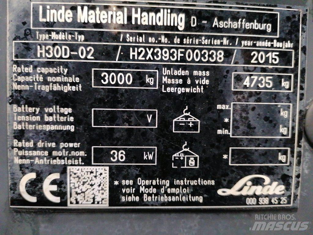 Linde H30D-02 Dyzeliniai krautuvai