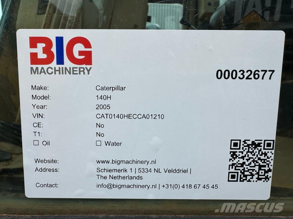 CAT 140H Greideriai