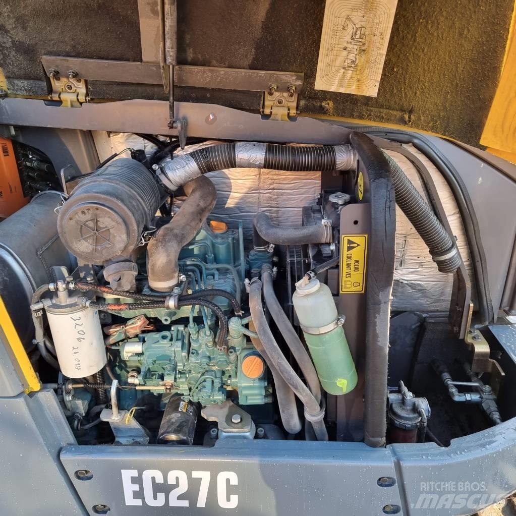 Volvo EC 27 C Mini ekskavatoriai < 7 t