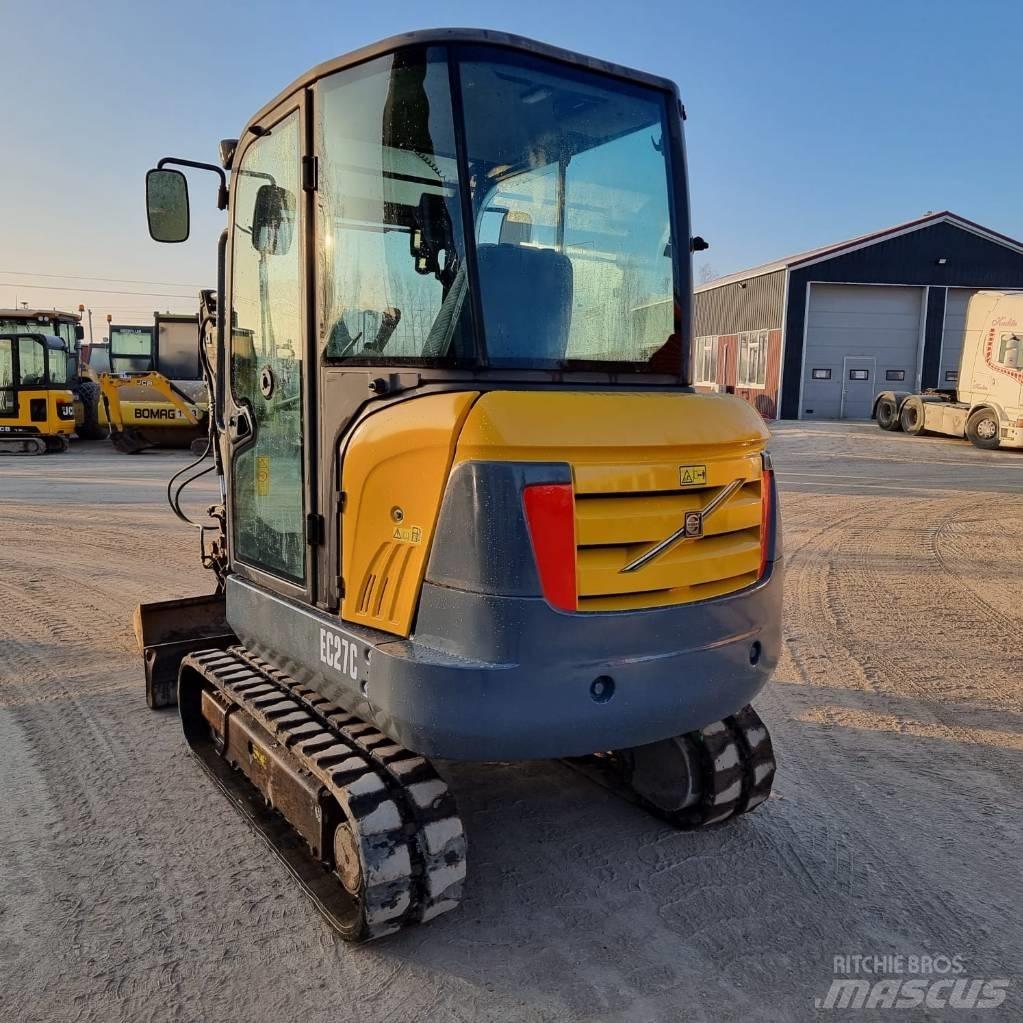 Volvo EC 27 C Mini ekskavatoriai < 7 t