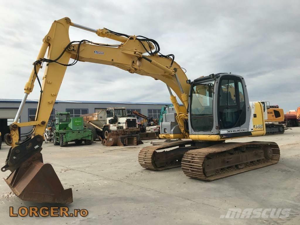 New Holland E 145 Vikšriniai ekskavatoriai