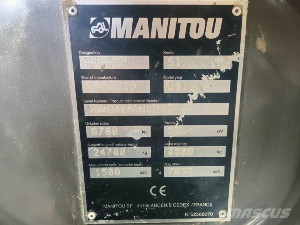 Manitou MT 1335 Teleskopiniai krautuvai