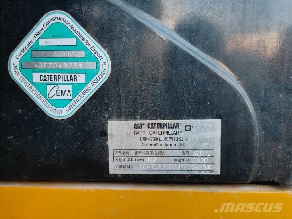 CAT 320D2 Vikšriniai ekskavatoriai