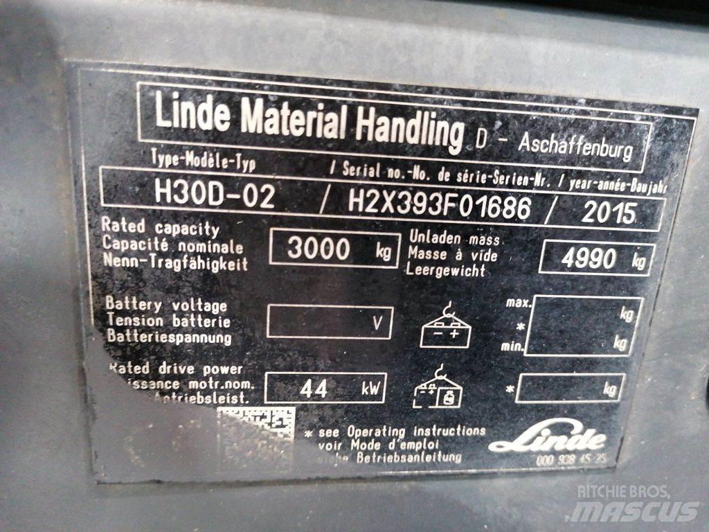 Linde H30D-02 Dyzeliniai krautuvai