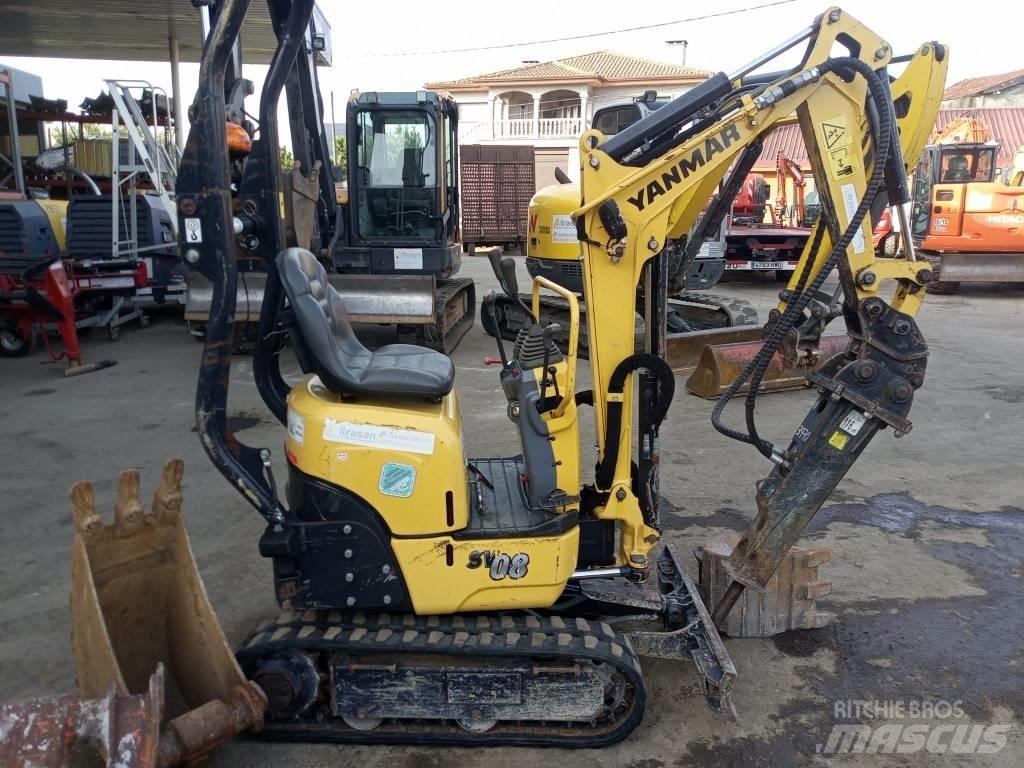 Yanmar SV08-1C Mini ekskavatoriai < 7 t