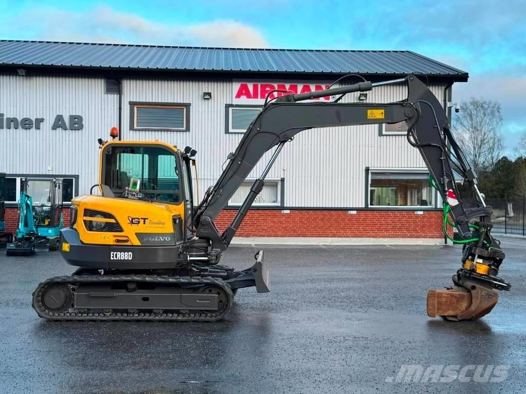 Volvo ECR 88 D Vidutinės galios ekskavatoriai 7-12 t