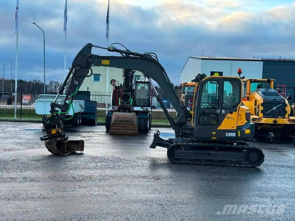 Volvo ECR 88 D Vidutinės galios ekskavatoriai 7-12 t