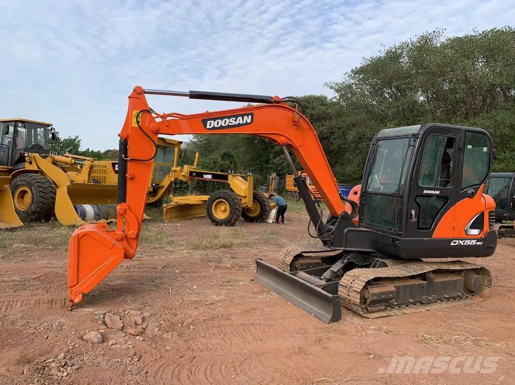 Doosan DX 55 Mini ekskavatoriai < 7 t