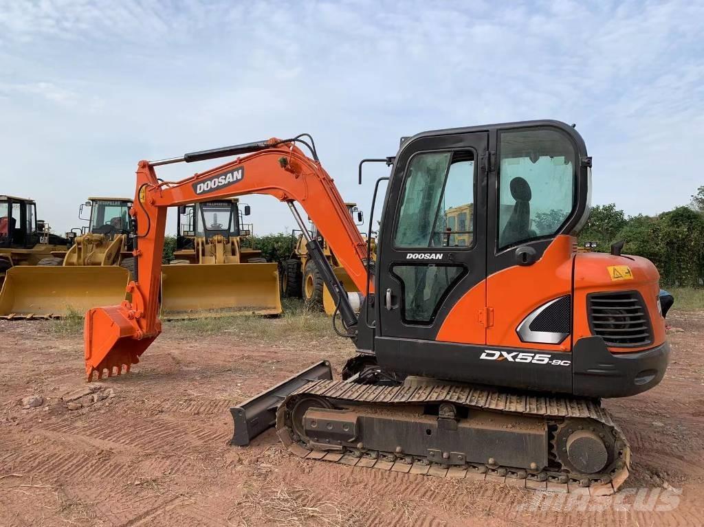 Doosan DX 55 Mini ekskavatoriai < 7 t
