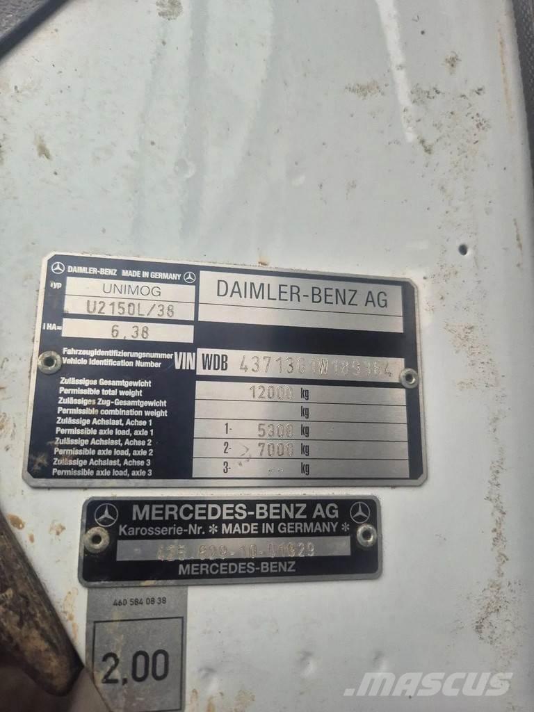 Unimog u 2150l38 Žemės paviršiaus gręžimo technika