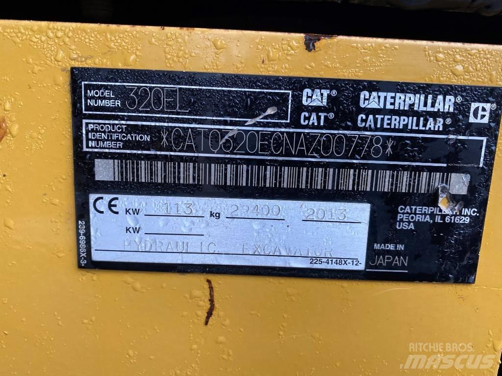 CAT 320 EL Vikšriniai ekskavatoriai