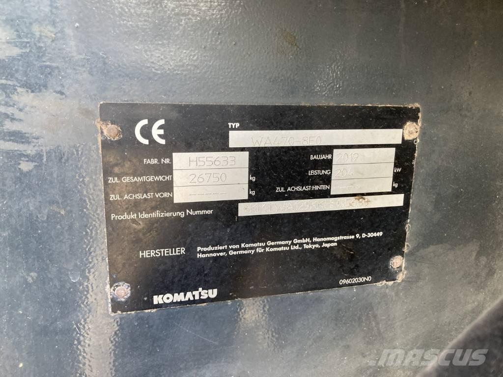 Komatsu WA 470-8 Naudoti ratiniai krautuvai