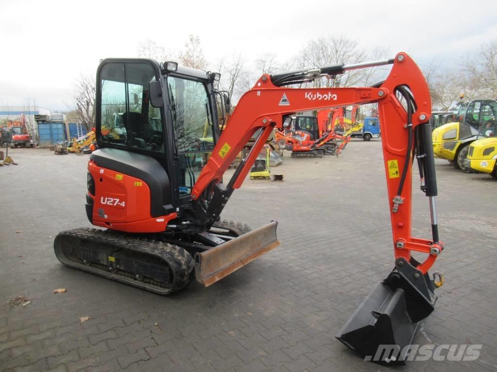Kubota U27-4 GL Mini ekskavatoriai < 7 t