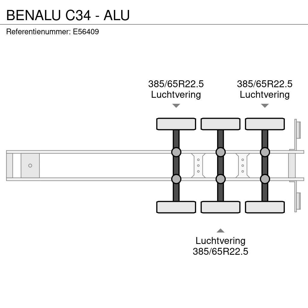 Benalu C34 - ALU Savivartės puspriekabės