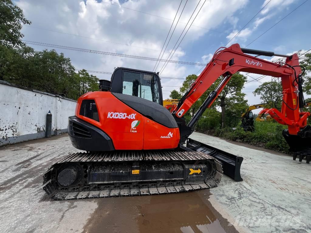 Kubota KX 080-4 CX Vidutinės galios ekskavatoriai 7-12 t