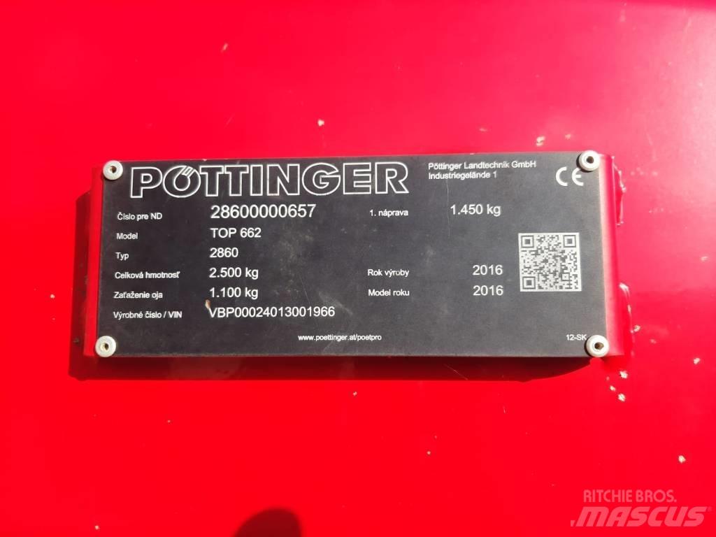 Pöttinger Top 662 Pradalges formuojantys padargai