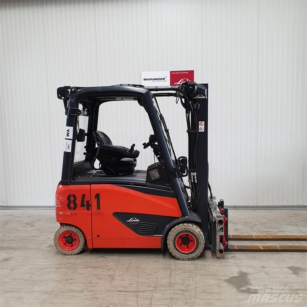 Linde E20PH Elektriniai šakiniai krautuvai