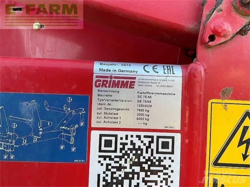Grimme se 75-55 Bulvių kombainai ir ekskavatoriai