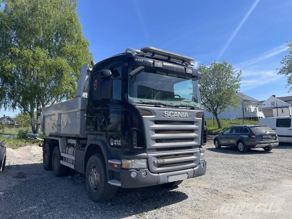 Scania R 480  6x4 Savivarčių priekabų vilkikai